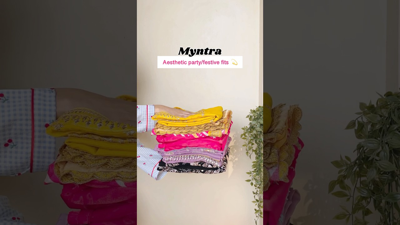 Wedding wear fits 😍✨ Myntra Finds | 