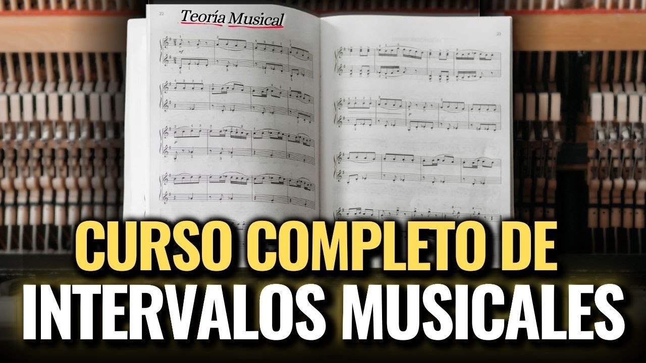 Con este CURSO entender&aacute;s TODOS los INTERVALOS MUSICALES ( De la Escala Mayor)