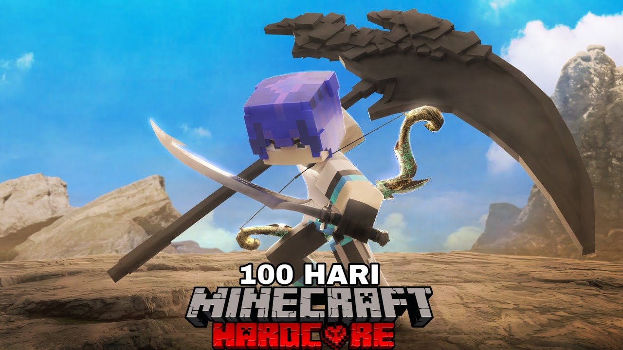100 Hari Minecraft Hardcore Weapon Master