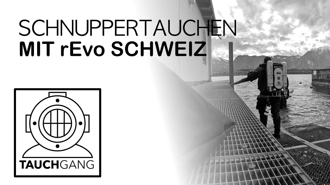 Entdecke den rEvo Rebreather mit TauchGang und rEvo Schweiz am Thunersee