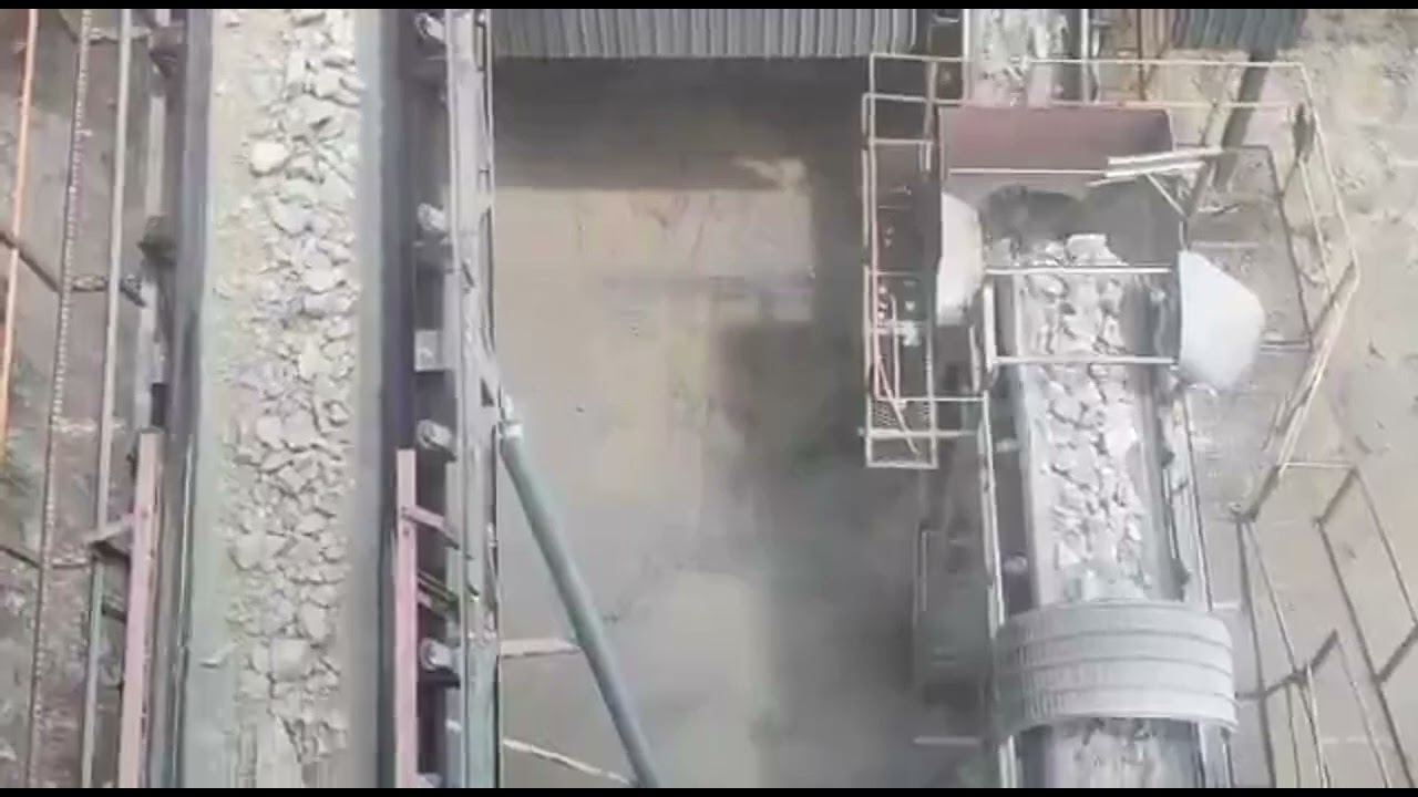 1,500 tph SINGLE LINE Aggregate Crushing and Screening Plant, Conveyors at Primary Station.