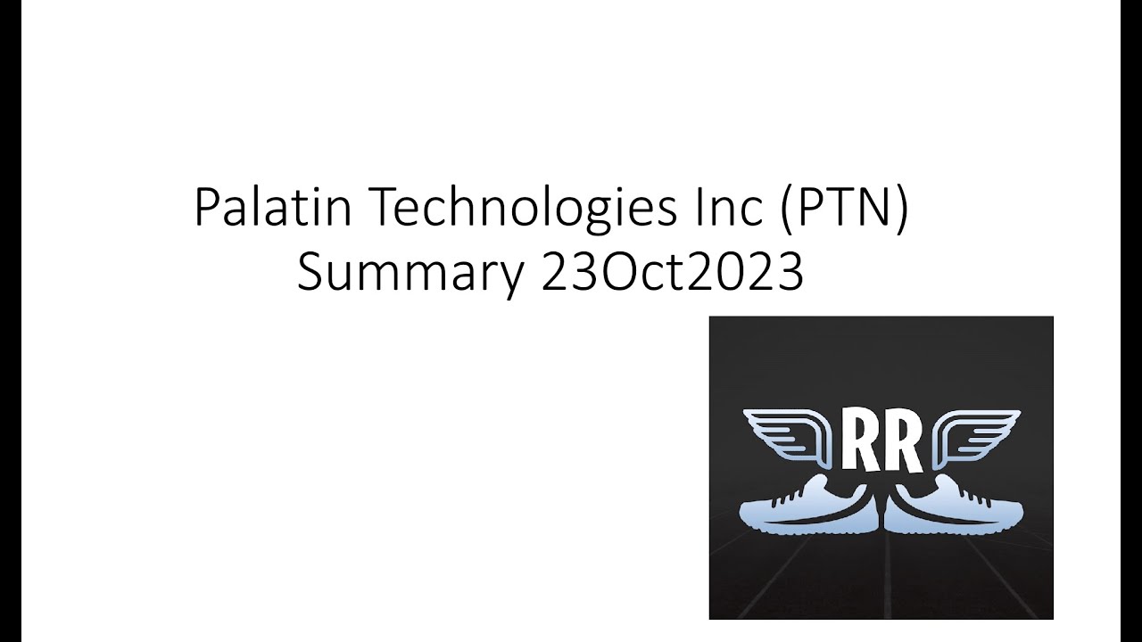Palatin Technologies Inc PTN Summary 23Oct2023