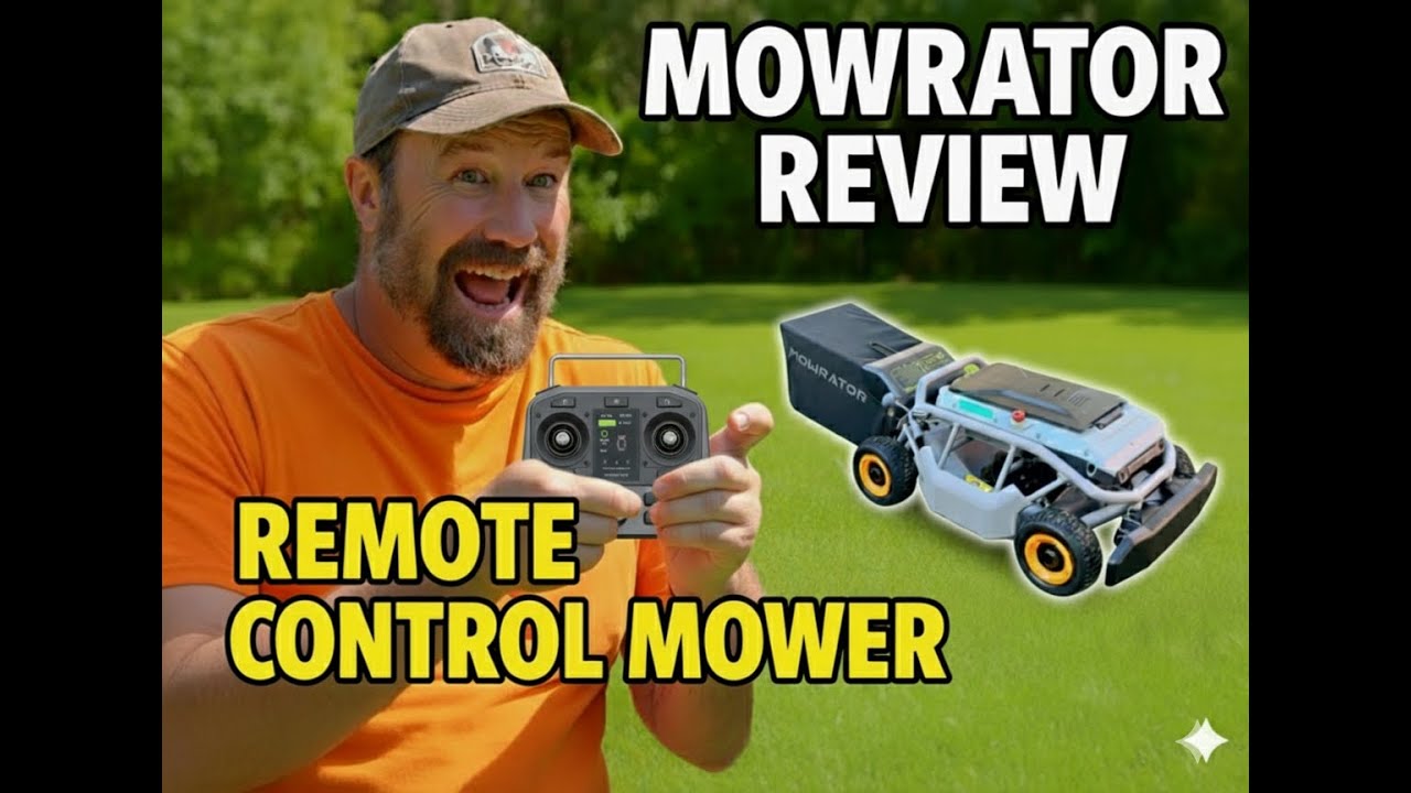 Обзор Mowrator S1: газонокосилка с дистанционным управлением!
