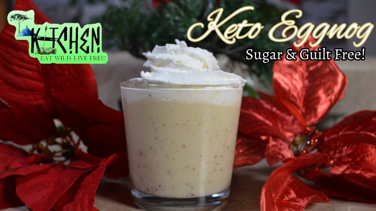 Keto Eggnog | Low Carb & Guilt Free! | A Healthier Holiday Alternative 