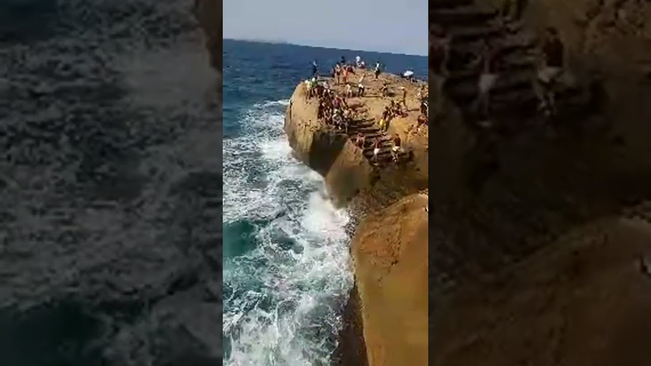 Furious Sea Waves Crashing Against Cliffs | Powerful Ocean View