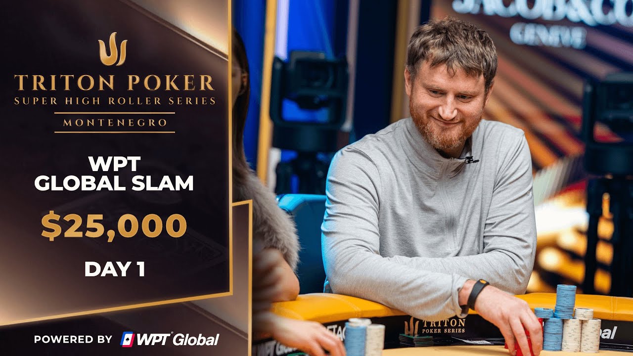 $25K NLH WPT Global Slam – Event #1, Day 1 | Triton Poker Series Montenegro 2025