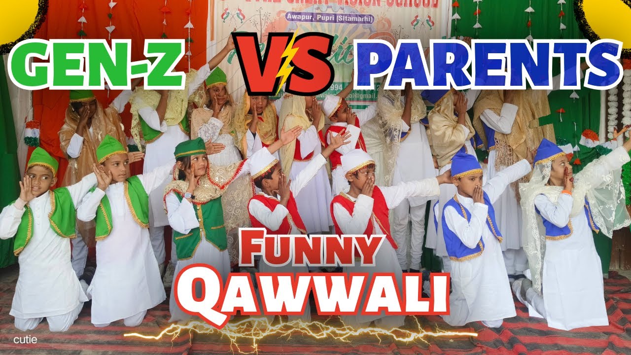 Parents vs Gen Z 💀 | Funny Qawwali | Republic Day | The Great Vision School