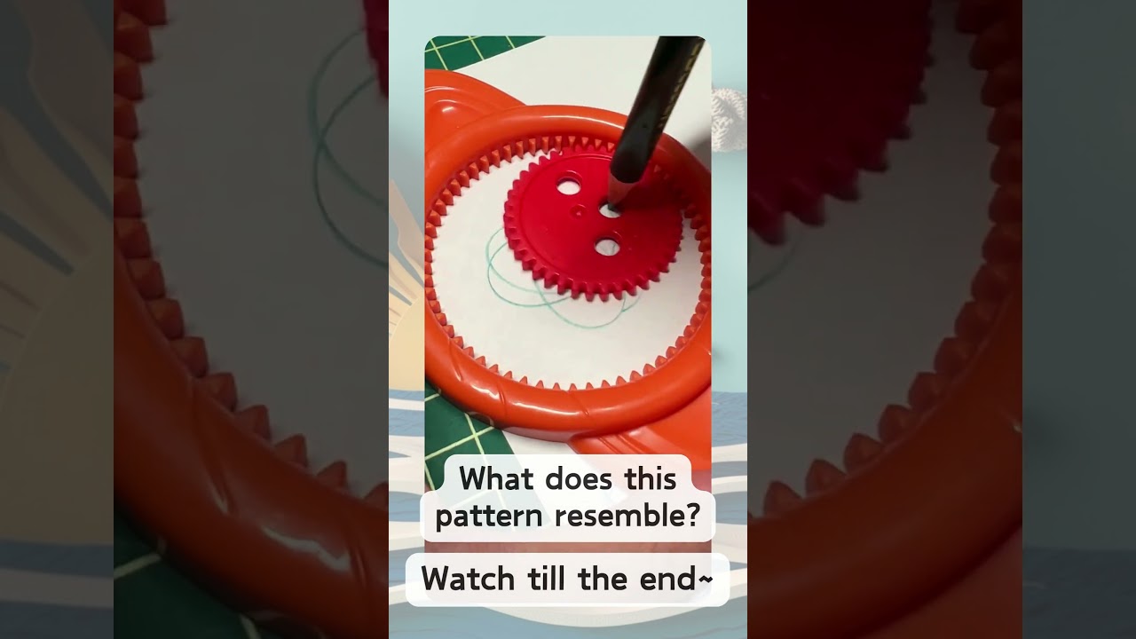 Satisfying geometric patterns Spirograph art 