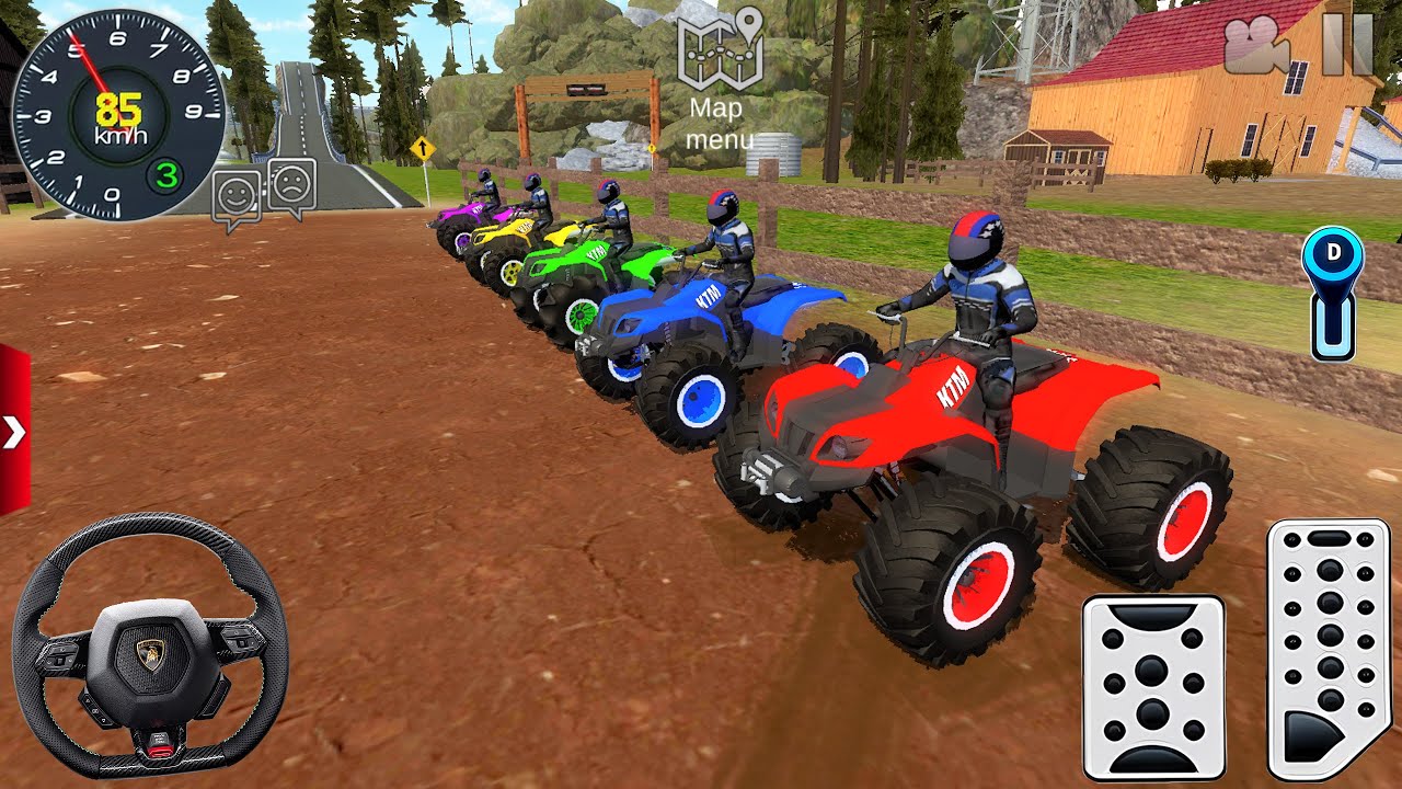 Motocross Quad Bike Offroad Racing 3D - Motor Stunt Racer Bike Simulator - Android / IOS gameplay #1