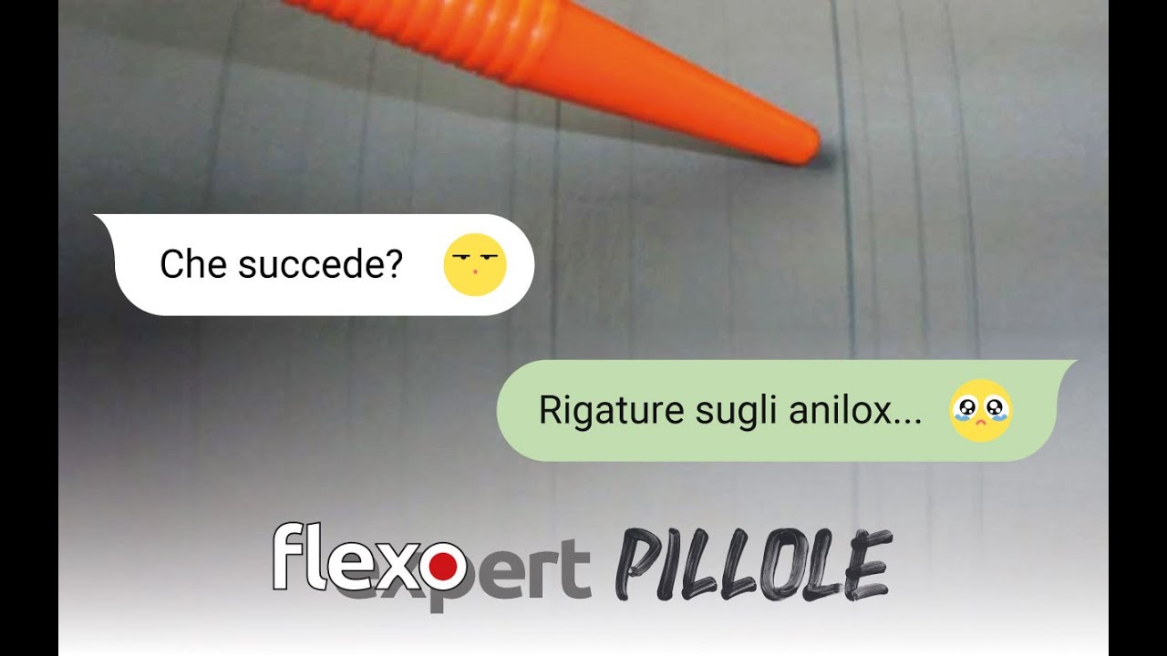 Rigature sui rulli anilox