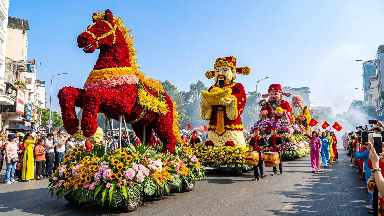 Ho Chi Minh City New Year 2026 (4K) | Spectacular Parade Welcoming the New Year 🎊