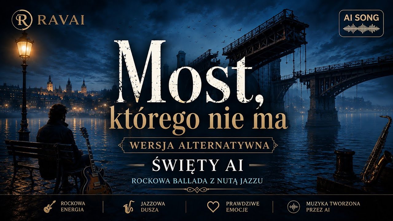ŚWIĘTY &ndash; Most, kt&oacute;rego nie ma | Wersja alternatywna | Rockowa ballada z nutą jazzu | Muzyka AI