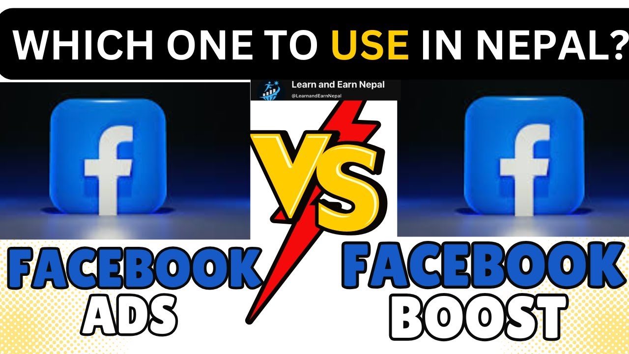 Facebook Ads Vs  Facebook Boost In Nepal || Kun Ramro ho Kun Garne ? Facebook ads nepal boost nepal