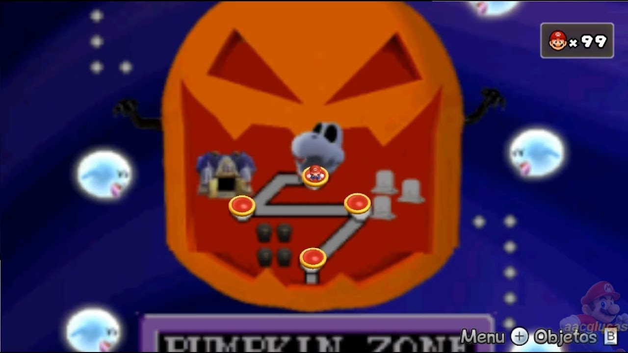 New Super Mario All Stars HD: Super Mario Land 2 REMAKE 100% World 6: Pumpkin Zone