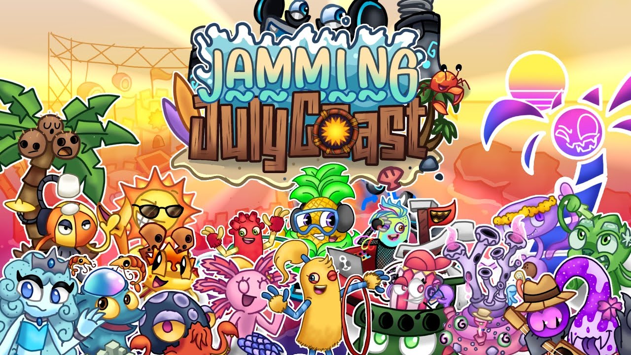 My Singing Monsters - ☀️🌴 Jamming JulyCoast FULL SONG ☀️🌴 (Ft. Tons of peeps)