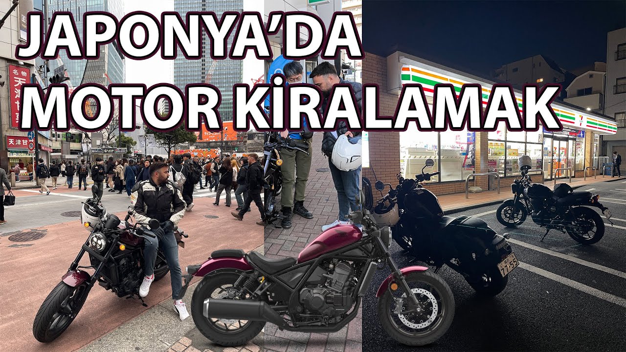 JAPONYA'DA MOTOSİKLET KİRALAMAK!  | HOW TO RENT A MOTORCYCLE IN JAPAN!