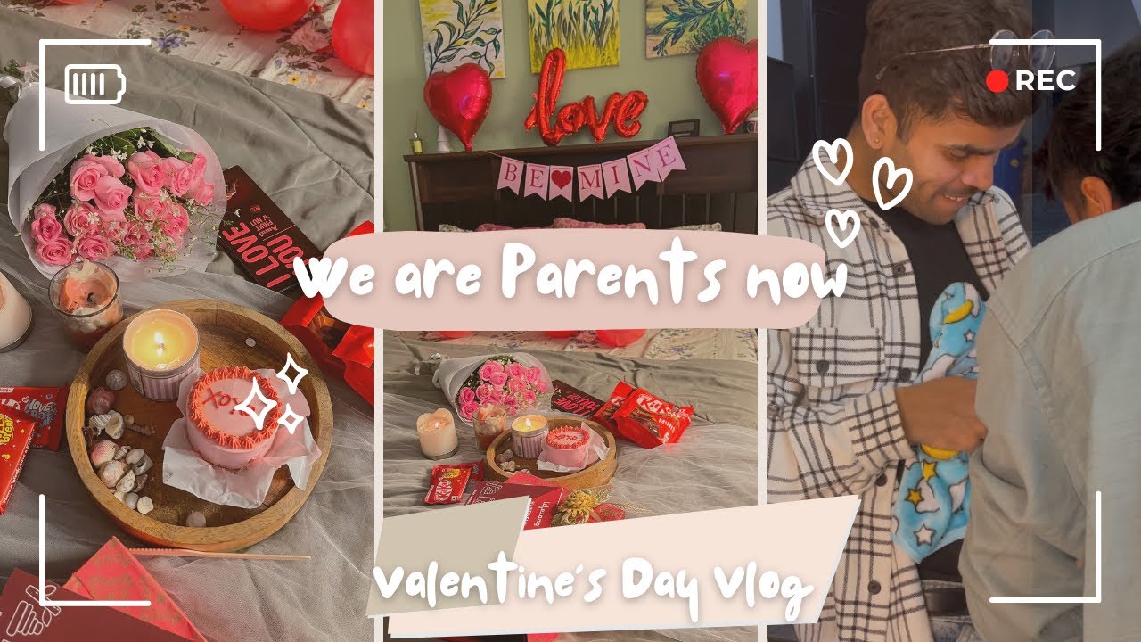 We are Dad’s now❤️ | Our Valentine’s Day Vlog | Best Gift | Manish & Nitesh