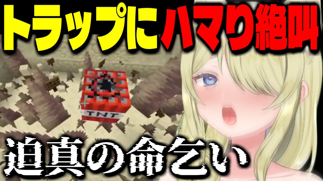 【Minecraft】この世の物とは思えない叫び声を出す七宮なこ【#エンドラ討伐クエスト】