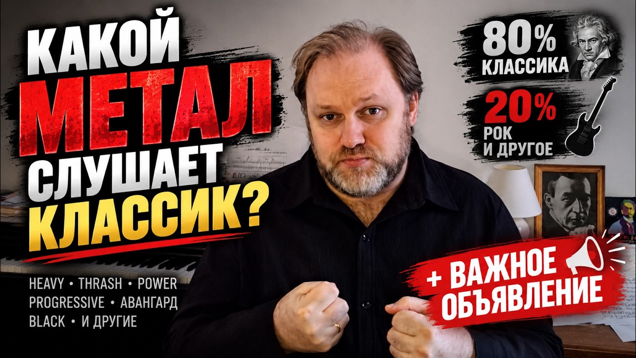 What METAL does a classical musician listen to? + an important announcement