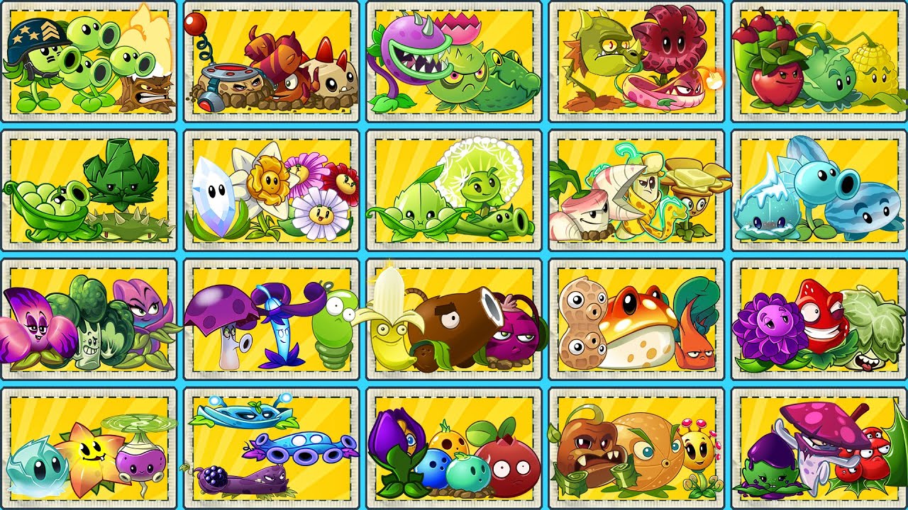 PVZ 2 - Random 20 Teams, 3 Plants Each! - Which Team Will Win? - PVZ 2 Team Plants vs Team Plants