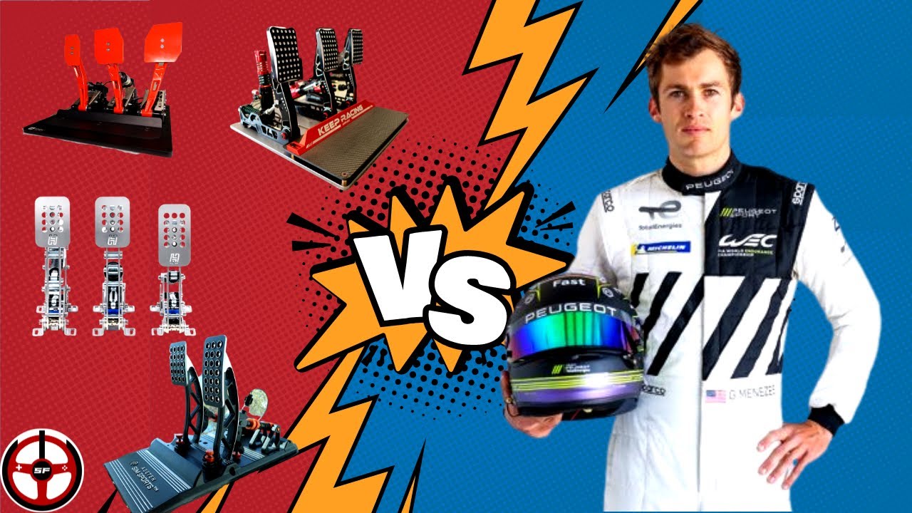 Un pilote WEC compare 4 p&eacute;daliers SimRacing (Son choix va vous surprendre !)