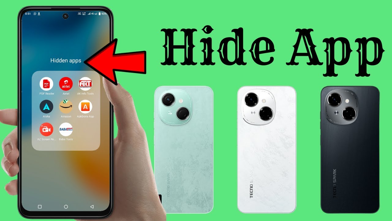 How to hide app in tecno spark go 1 | tecno spark go 1 me app kaise chupaye | app hide setting