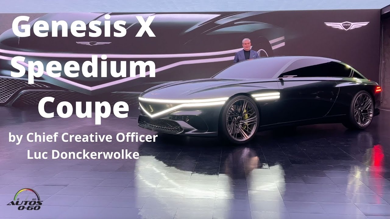 Genesis X Speedium Coupe by  Genesis Chief Creative Officer, Luc Donckerwolke