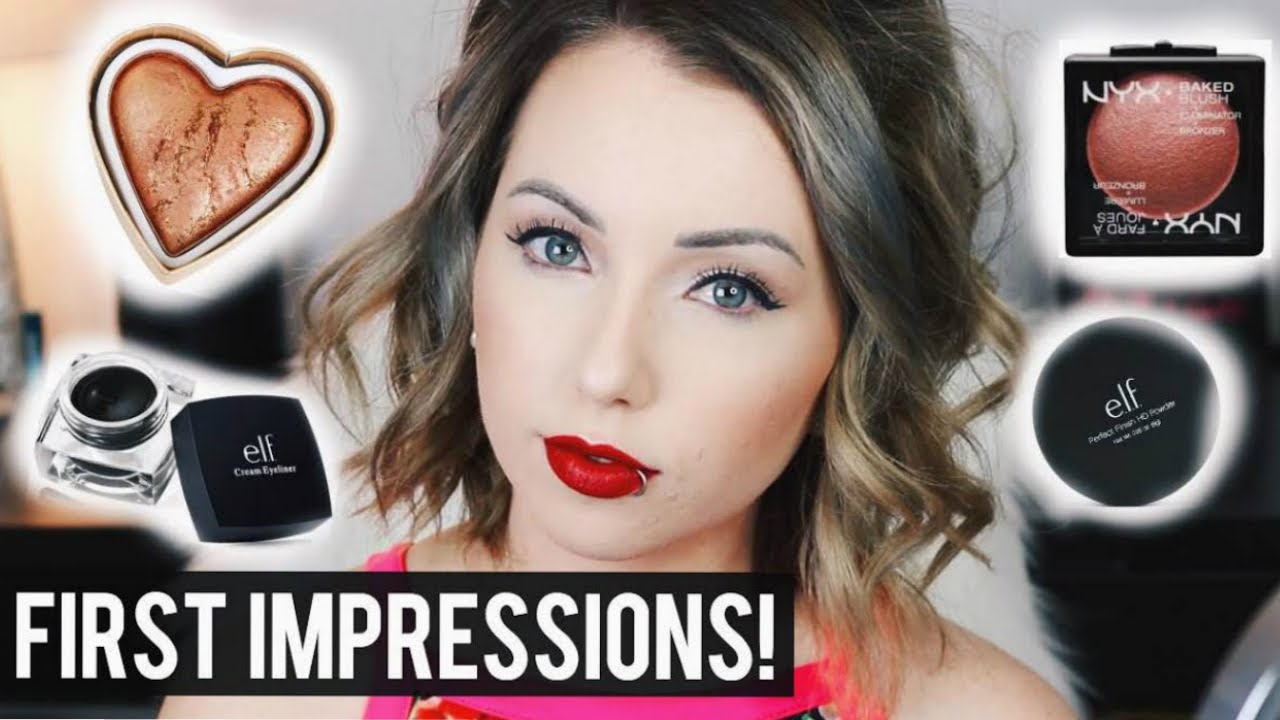 FULL FACE of DRUGSTORE First Impressions!