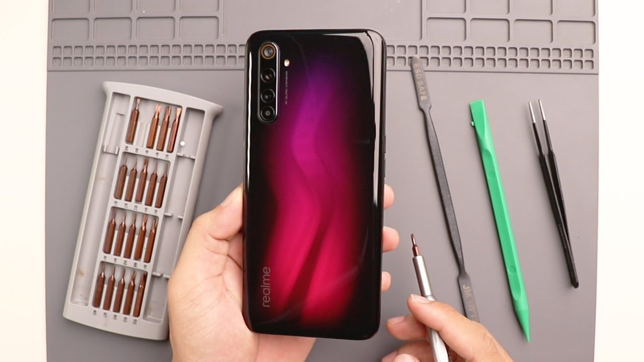 BONGKAR REALME 6 PRO! - MELIHAT 2 KAMERA DEPAN