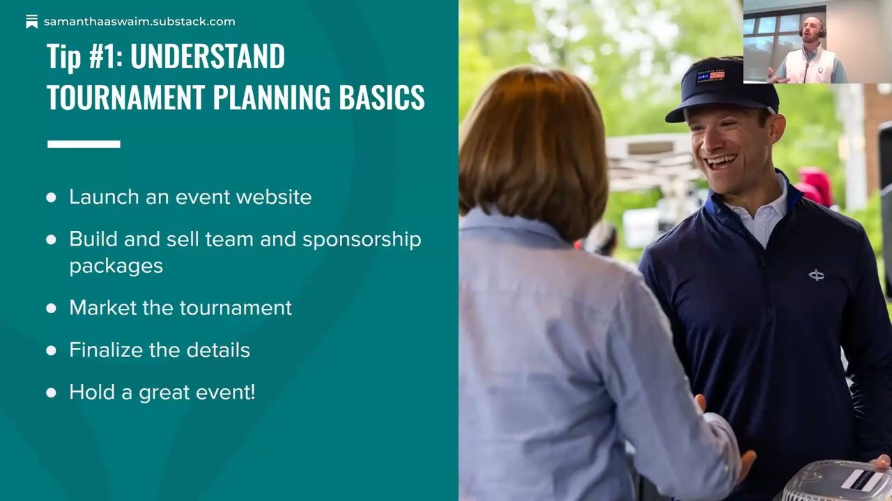WEBINAR: 5 Top Planning Tips For Your Charity Golf Tournament