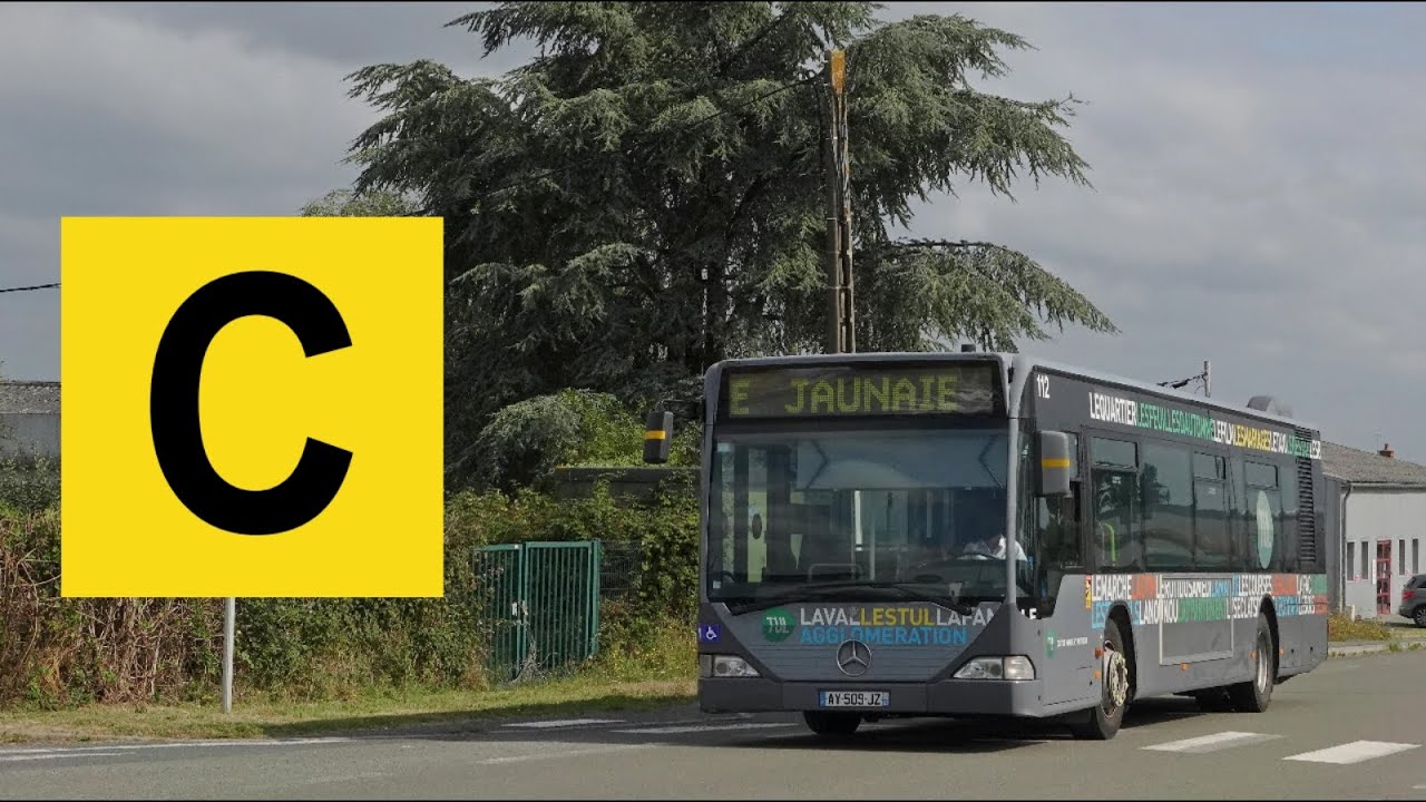 Mercedes Citaro C1 N°112 - Ligne C entre 11 Novembre et Cité Administrative - Réseau TUL - Laval