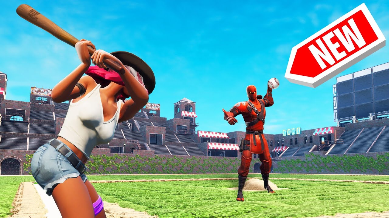 Playing A *NEW* BASEBALL GAME MODE In FORTNITE!