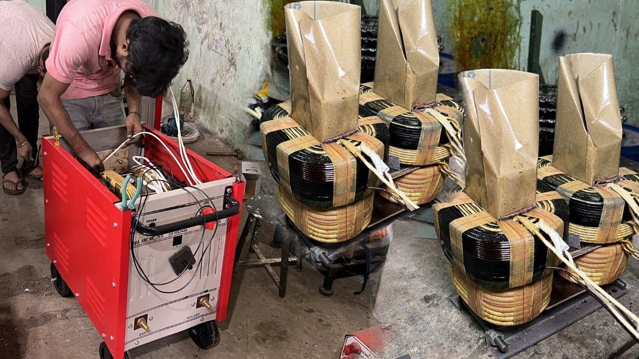 Amazing Presses Of Making Welding Machine By Skilled Mechanical. Manufacturing prosses of Machine.