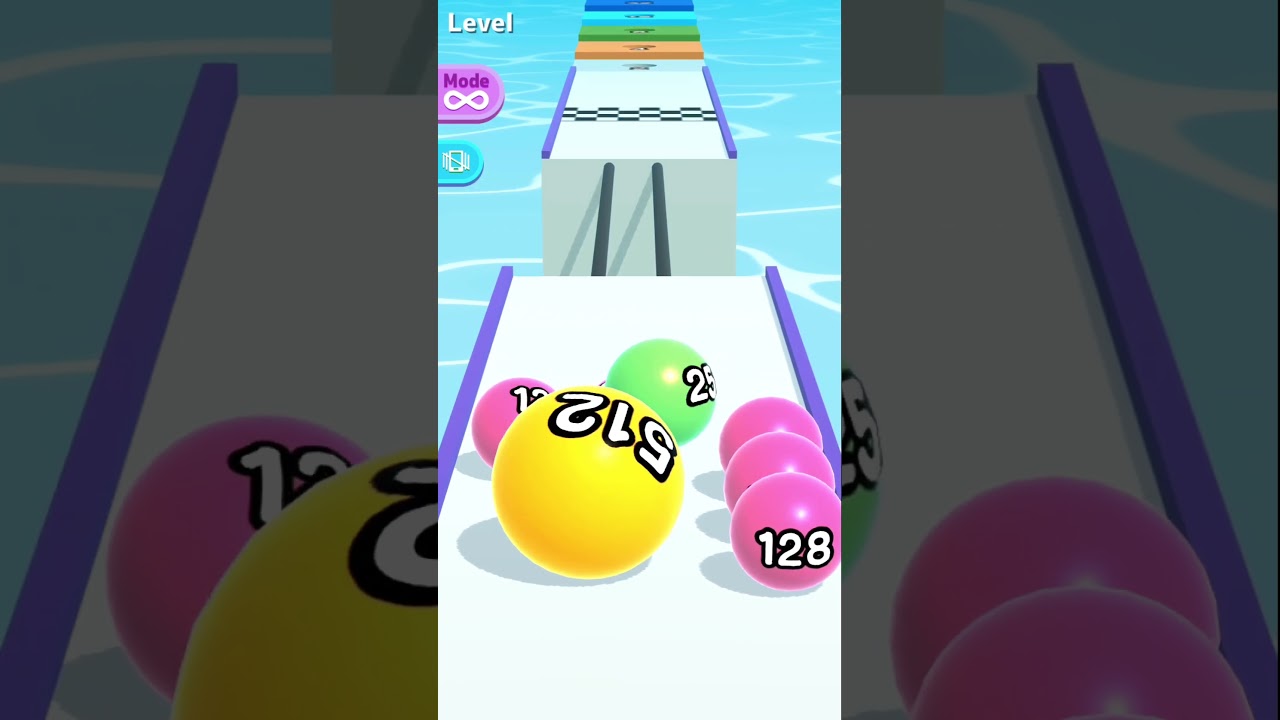 Ball Run 2048 Infinity ❗ Gameplay Level 76 ❗ #AolaGamin