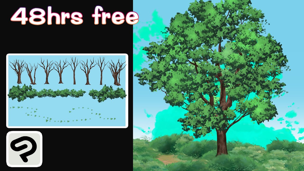 48free CSP HOW TO PAINT & DOWNLOAD ANIME BRUSH 