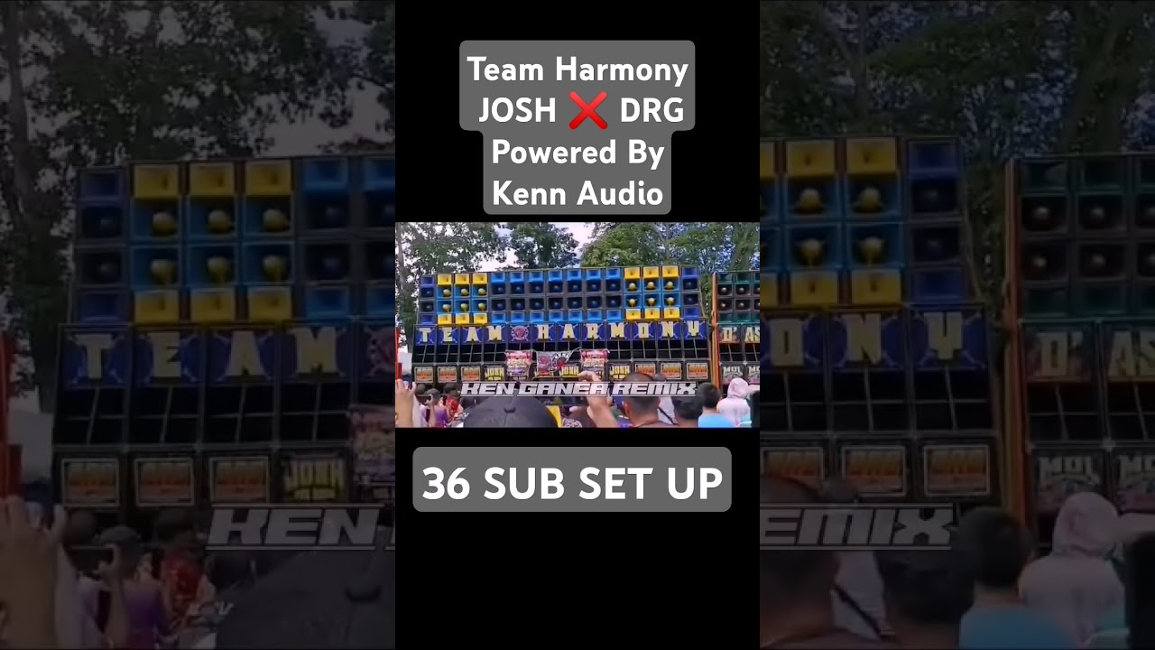 Team Harmony Combine Josh Pro Audio & DRG Disco Mobile 36 Sub Set Up