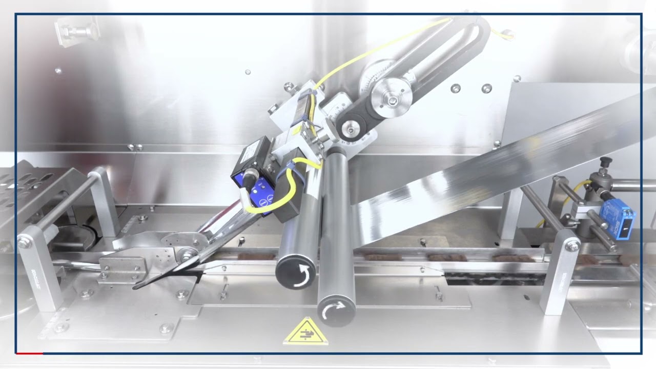 IMA Eurosicma EURO 88 HSF | Flow wrapping line for chocolate enrobed bars