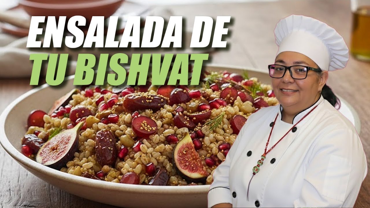 Cocina EN VIVO platillos para Tu Bishvat
