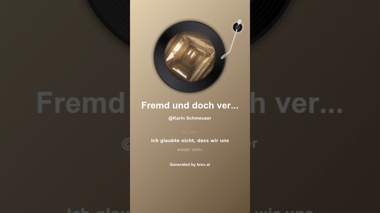 Fremd und doch vertraut