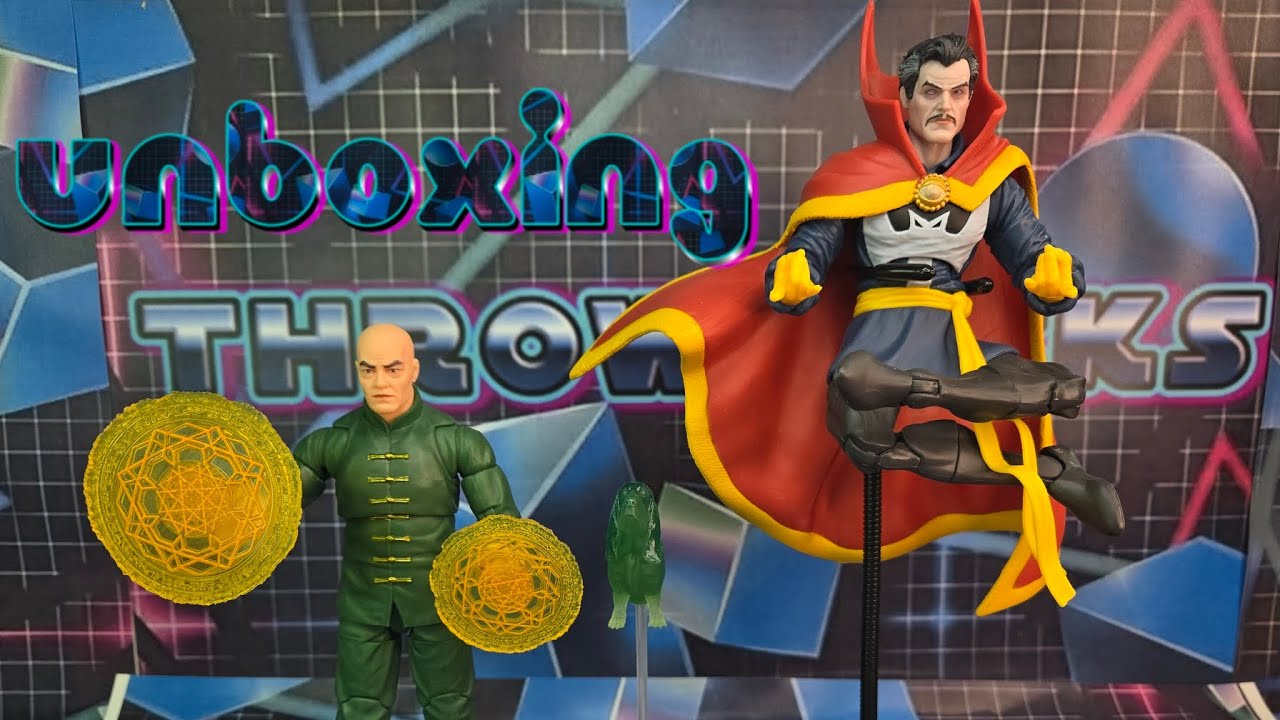 Распаковка фигурок Доктора Стрэнджа и Вонга из серии Marvel Legends.