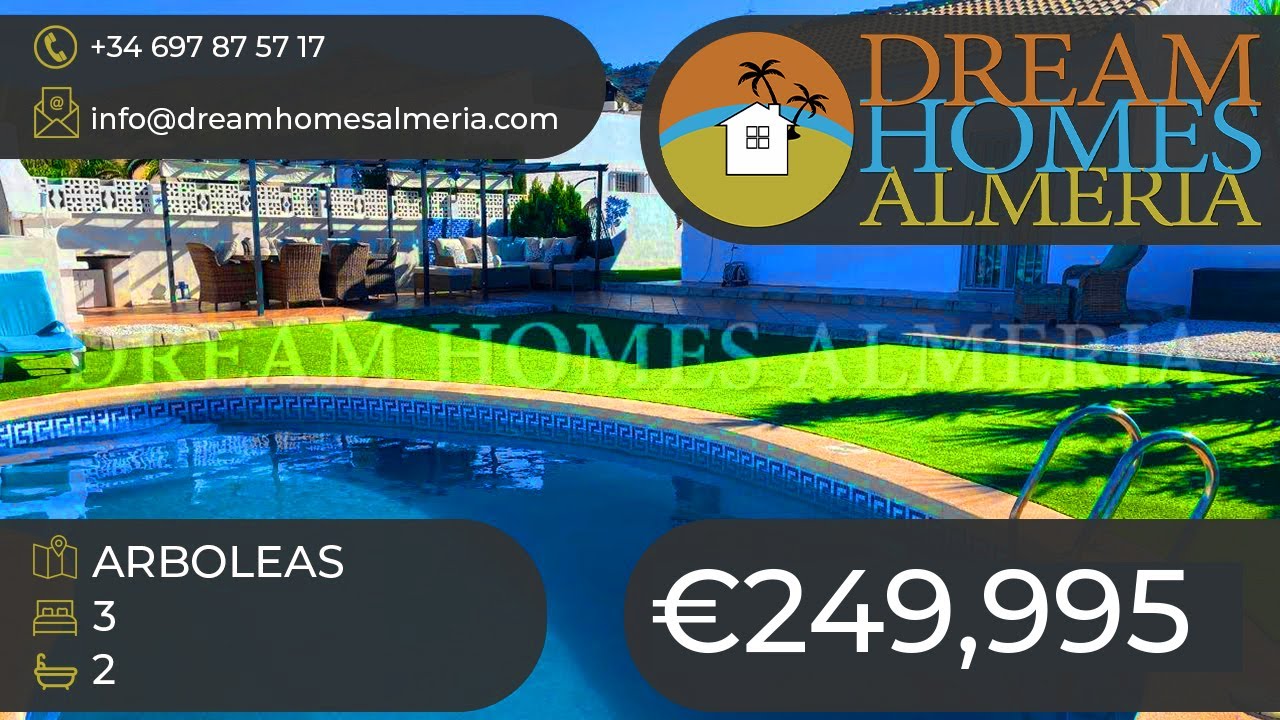 Fully refurbished 3 bed 2 bath villa Arboleas – ref – 4104