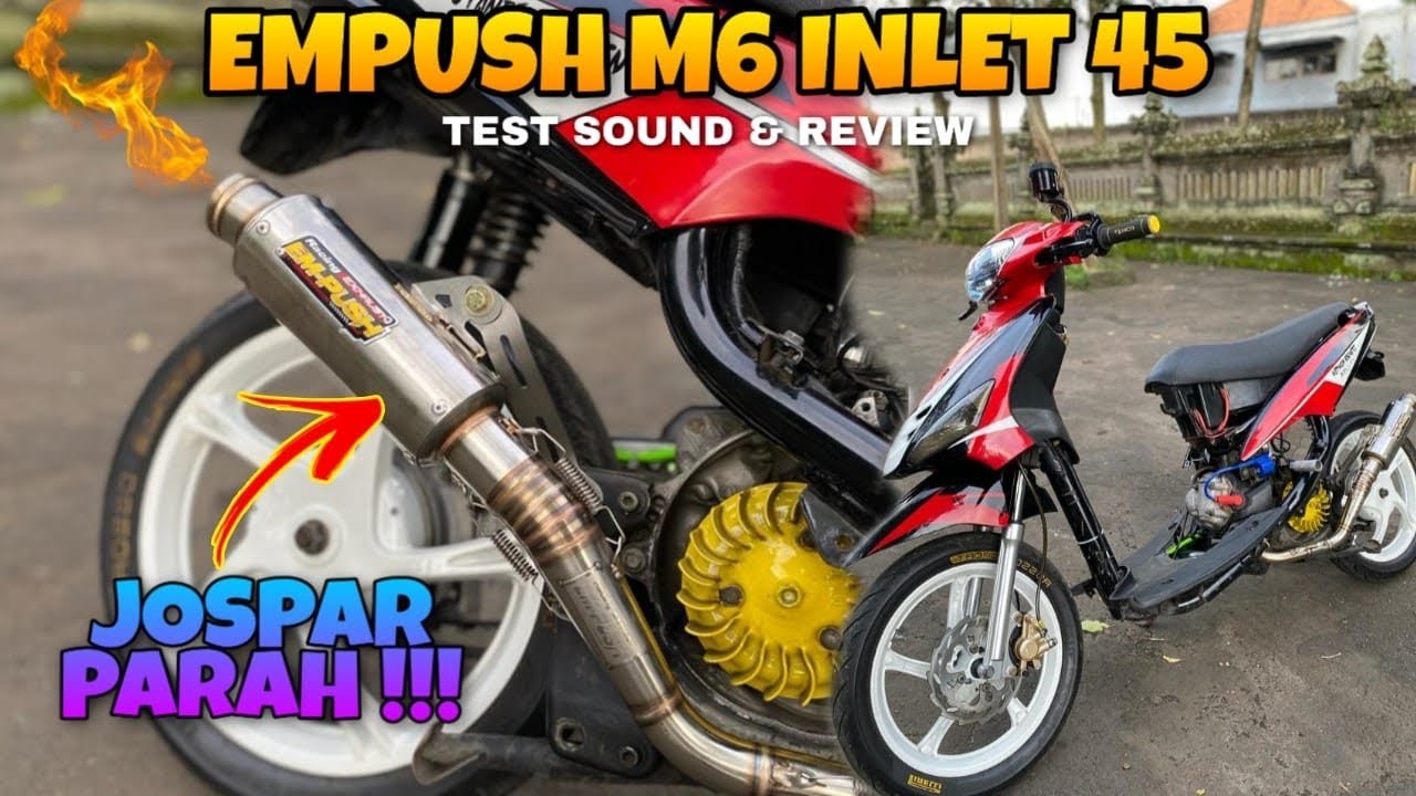 MIO ROAD RACE 150cc PAKAI EMPUSH EM 6 INLET 45‼️ - Project mio Sporty ep. 29