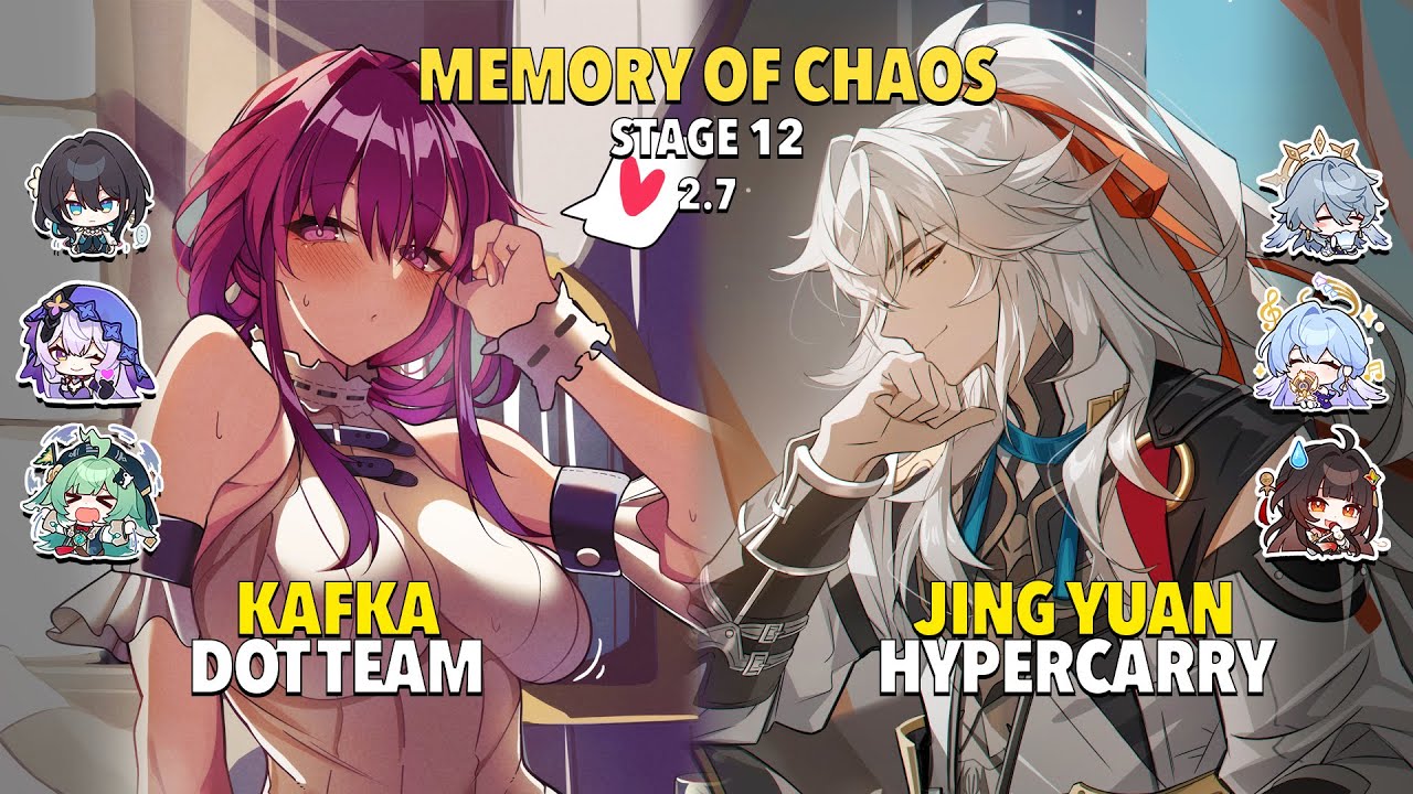 MOC 12 - E0S1 Kafka DoT Team & E0S1 Jing Yuan Hypercarry - Honkai: Star Rail 2.7