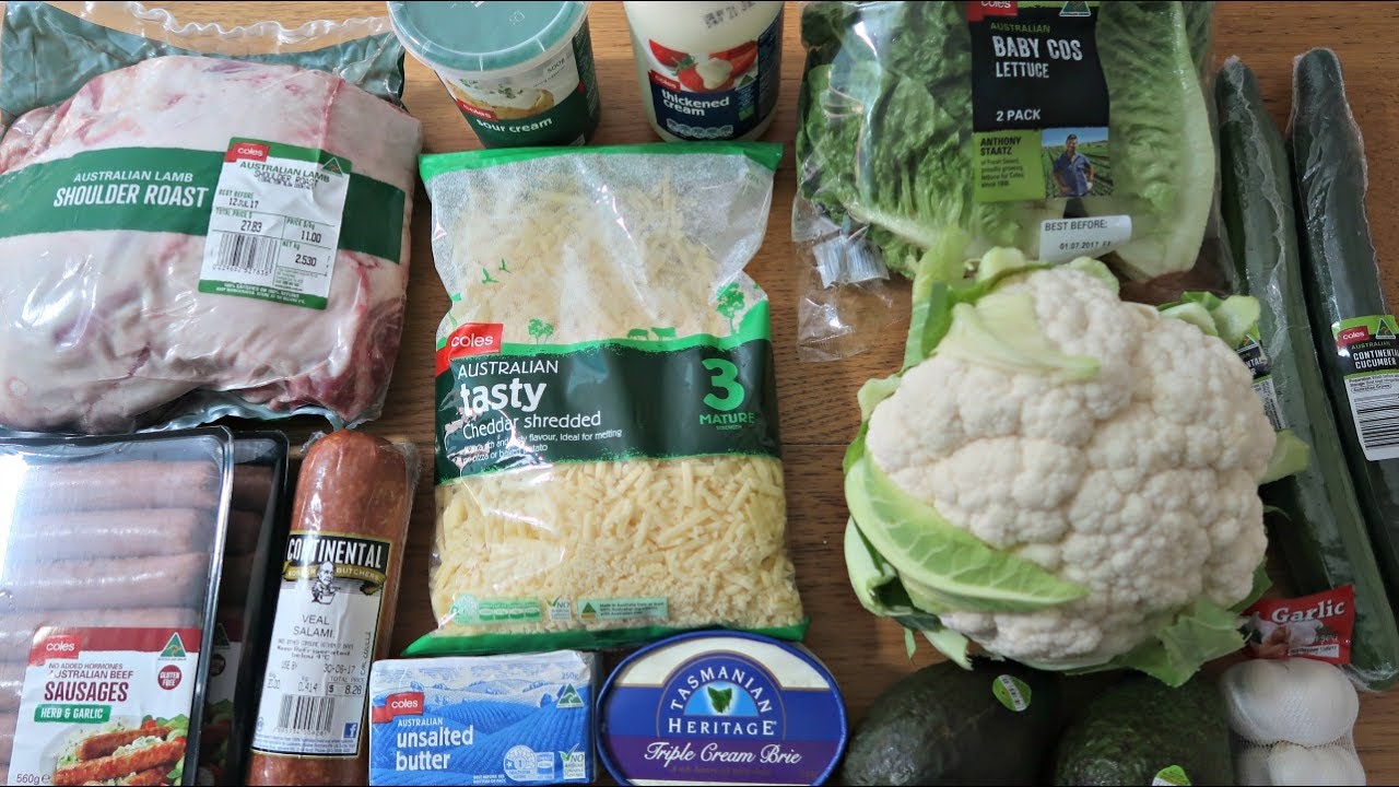 Low Carb Grocery Shopping Haul | 7 Day Keto Diet Meal Plan