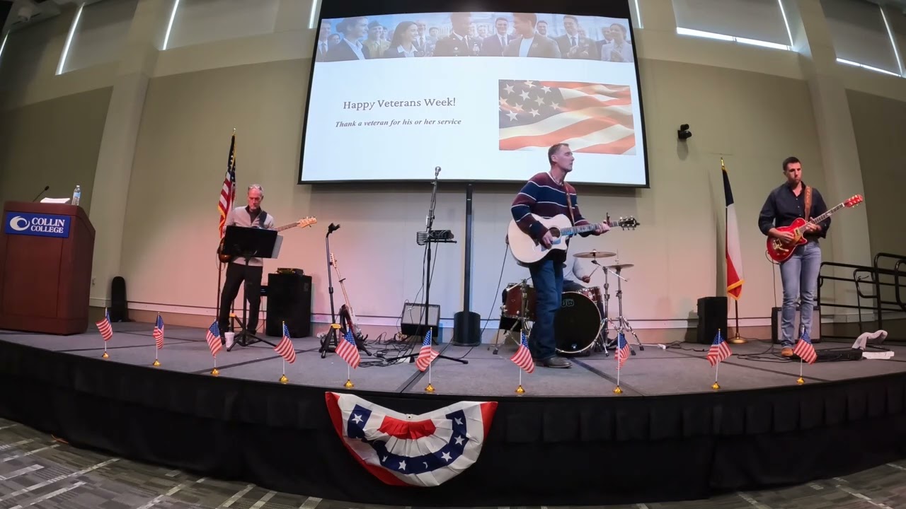 Covering Toby Keith’s “American Soldier” at the Collin College Veteran’s Day Luncheon
