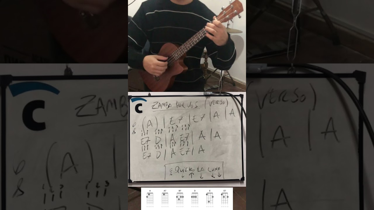 Zamba por vos (Tutorial) - Ukelele