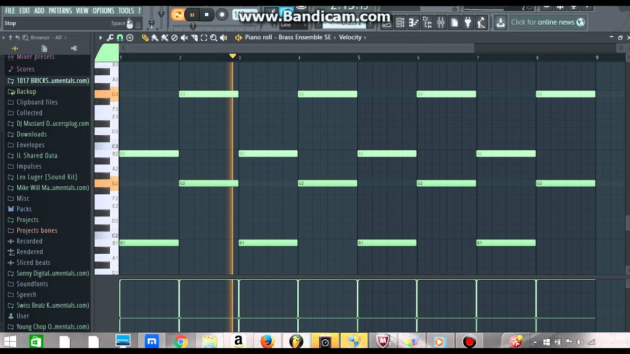 Chief Keef - They Know Remake (FL STUDIO 12) (ALL PATTERNS SHOWN)
