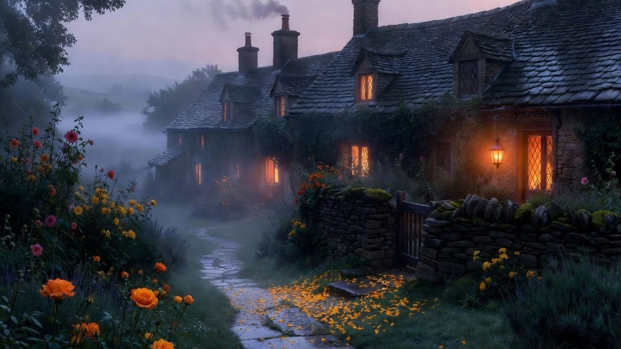 A Melancholic Spring by the Cozy Village | Dark Academia for Calm & Focus | Classical Music