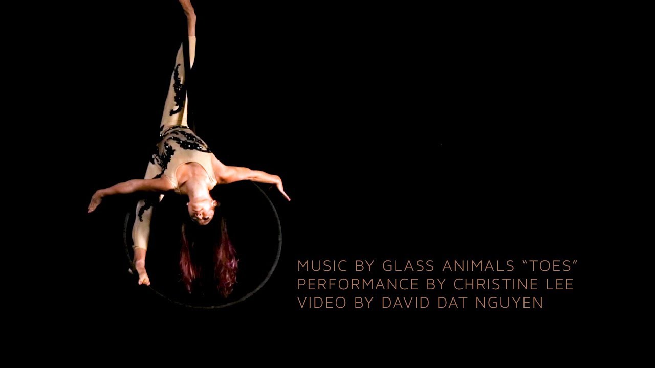 Cirque Du Clee Aerial Lyra Act to Toes by Glass Animals
