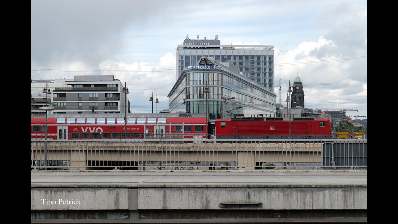Zugverkehr in Dresden HBf am 25.04.2024 - zwischen den LEW-Mädels